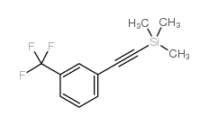 trimethyl-[2-[3-(trifluoromethyl)phenyl]ethynyl]silane Structure