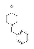 1-(吡啶-2-基甲基)哌啶-4-酮结构式
