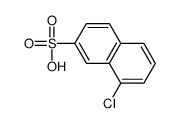 8-Chloro-2-naphthalenesulfonic acid Structure