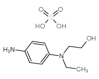 N-Ethyl-N-(2-hydroxyethyl)-1,4-phenylenediamine sulfate structure