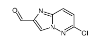 6-氯-咪唑并[1,2-b]吡嗪-2-羧醛结构式