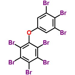 2,3,3',4,4',5,5',6-octabromodiphenyl ether Structure