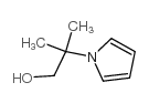 2-甲基-2-(1H-吡咯-1-基)丙烷-1-醇结构式