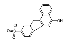 5-oxo-6,11-dihydroindeno[1,2-c]isoquinoline-9-sulfonyl chloride结构式