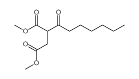 2-heptanoylsuccinic acid dimethyl ester结构式