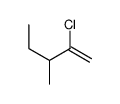 2-chloro-3-methylpent-1-ene结构式