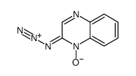 2-azido-1-oxidoquinoxalin-1-ium结构式