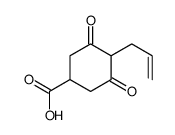 3,5-dioxo-4-prop-2-enylcyclohexane-1-carboxylic acid Structure