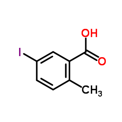 5-碘-2-甲基苯甲酸结构式