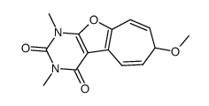 2H-Cyclohepta[4,5]furo[2,3-d]pyrimidine-2,4(3H)-dione,1,7-dihydro-7-methoxy-1,3-dimethyl- (9CI)结构式