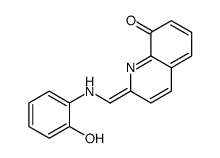 2-[[(2-Hydroxyphenyl)imino]methyl]quinolin-8-ol结构式
