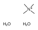 tetramethyl-ammonium, monohydrate Structure