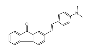 2-[2-[4-(dimethylamino)phenyl]ethenyl]fluoren-9-one结构式