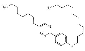 2-(4-十二烷基苯氧基)-5-辛基嘧啶结构式