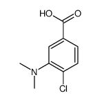 4-chloro-3-(dimethylamino)benzoic acid Structure