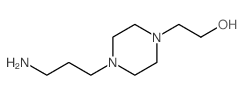 2-[4-(3-氨基-丙基)-哌嗪-1-基]-乙醇结构式