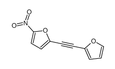 2-[2-(furan-2-yl)ethynyl]-5-nitrofuran结构式