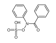 (N-benzoylanilino) hydrogen sulfate Structure