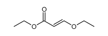 3-乙氧基丙烯酸乙酯结构式