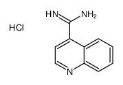 quinoline-4-carboximidamide,hydrochloride结构式