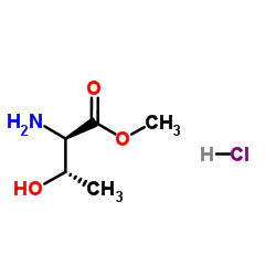 D-苏氨酸甲酯盐酸盐结构式