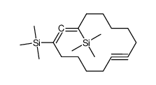 trimethyl-(3-trimethylsilylcyclotetradeca-1,2-dien-8-yn-1-yl)silane Structure