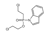 1-[2-chloroethoxy(2-chloroethyl)phosphoryl]indole Structure