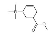 methyl 5-trimethylsilylcyclohex-3-ene-1-carboxylate结构式