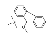 (9-methoxyfluoren-9-yl)-trimethylsilane结构式