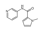 1-methyl-N-pyridin-3-ylpyrrole-2-carboxamide结构式