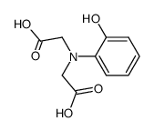 N-(2-hydroxyphenyl)iminodiacetic acid Structure