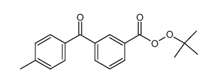 tert-butyl 3-(4'-methylbenzoyl)perbenzoate Structure