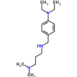 N'-[4-(Diethylamino)benzyl]-N,N-dimethyl-1,3-propanediamine结构式