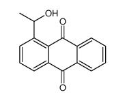 1-(1-hydroxyethyl)anthracene-9,10-dione结构式