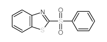 Benzothiazole,2-(phenylsulfonyl)-结构式