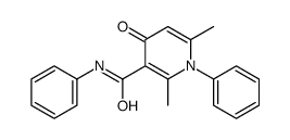 2,6-dimethyl-4-oxo-N,1-diphenylpyridine-3-carboxamide结构式