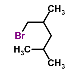 1-溴-2,4-二甲基戊烷结构式