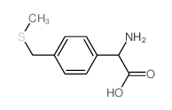 Benzeneacetic acid, a-amino-4-[(methylthio)methyl]-结构式