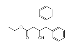 ethyl 3-hydroxy-4,4-diphenylbutanoate结构式
