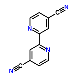 [2,2'-联吡啶]-4,4'-二腈结构式