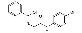 N-[2-(4-chloroanilino)-2-oxoethyl]benzamide结构式