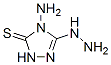 4-amino-5-hydrazinyl-2H-1,2,4-triazole-3-thione Structure