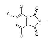 4,5,7-trichloro-2-methylisoindole-1,3-dione结构式