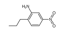 5-nitro-2-propyl-aniline Structure
