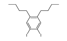 1,2-dibutyl-4,5-diiodobenzene结构式