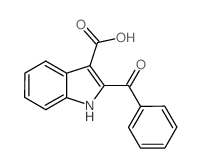 2-Benzoyl-1H-indole-3-carboxylic acid Structure