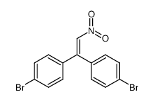 2,2-bis-(p-bromophenyl)-1-nitroethylene结构式