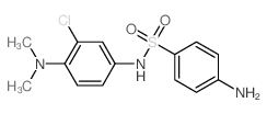 Benzenesulfonamide,4-amino-N-[3-chloro-4-(dimethylamino)phenyl]-结构式