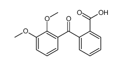 2-(2,3-dimethoxybenzoyl)benzoic acid结构式