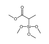 methyl 2-trimethoxysilylpropanoate Structure